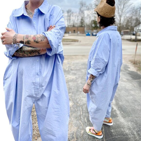 Red Sky Pants - Red Sky - jumpsuit, blue